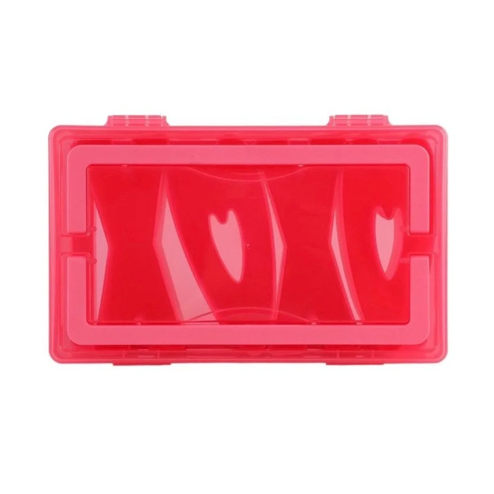 Cook With Color XOXO Snack Box 4‎ Compartment Pink Red Valentine Treat Container